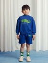 Organic Sweatshirt "Lizard" GOTS, blue