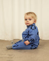 Penguin Fleece Pants - blue