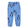 Penguin Fleece Pants - blue