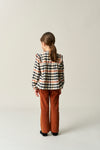 Pinwale Corduroy Flared Pants "Stella Brown", 6J & 11-12J