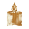 Organic Waffel-Poncho "Portofino Honey Stripes", 6-9J