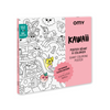 Poster zum Ausmalen "Coloring Poster Kawaii"