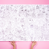 Poster zum Ausmalen "Coloring Poster Kawaii"