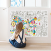 Poster zum Ausmalen "Coloring Poster Kawaii"