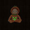 Puppe "Dinky Dinkum Jack O'Lantern Orange"
