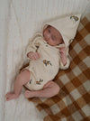 Wrap Bodysuit "Olive Garden" 6-12M