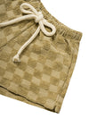 Terry Rope Shorts "Dusky Checkerboard"