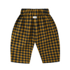 Flannel Carrot Pants "Blueberry Gingham"