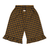 Flannel Pants “Blueberry Gingham Culottes Pants”