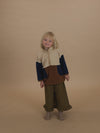 Flannel Pants “Blueberry Gingham Culottes Pants”