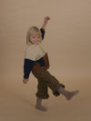 Flannel Pants “Blueberry Gingham Culottes Pants”
