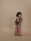 Flanell Hose "Paprika Gingham Culottes Pants"
