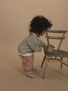 Flannel Pants “Paprika Gingham Carrot Pants”