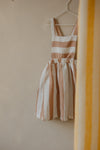 Organic Muslin Skirt “Sienna Stripes Apron Skirt”