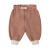 Sweatpants "Paprika Stripes", 6-12M & 3-4J