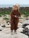 High Neck Fleece Onesie "Soil", 3-4J