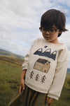 Sweatshirt “Cabin Adventure”, undyed