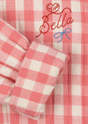 RHW x KS Jacket "Bella Peach Blossom Check"