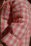 RHW x KS Jacket "Bella Peach Blossom Check"