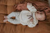 Organic Baby Sweatshirt "Bow", ivory