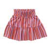 Organic Smock Skirt "Stripe", lavender