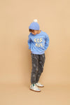 Organic Sweatshirt "Cosmic", ultramarine