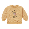 Organic Sweatshirt "French Fries", sand