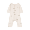 Organic Pima Cotton Romper "Ben Jumpsuit Seal", off white