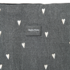 Wickeltasche "Grey Hearts Denim"