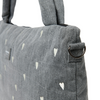 Wickeltasche "Grey Hearts Denim"