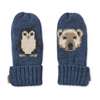 Merino Fäustlinge "Towsi" - blue