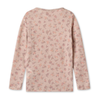Merino Longsleeve Shirt "Alfie" - lilac flowers