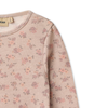 Merino Longsleeve Shirt "Alfie" - lilac flowers