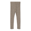 Wolle Seide Leggings "Agi" - khaki melange