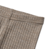 Wolle Seide Leggings "Agi" - khaki melange