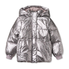 Pufferjacke "Eli" GRS - silver flower meadow
