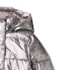 Pufferjacke "Eli" GRS - silver flower meadow