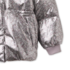 Pufferjacke "Eli" GRS - silver flower meadow