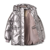Pufferjacke "Eli" GRS - silver flower meadow