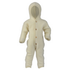 Baby Wool Fleece Overall with Hood "Natur"