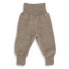 Baby Wollfleece Hose "walnuss melange"