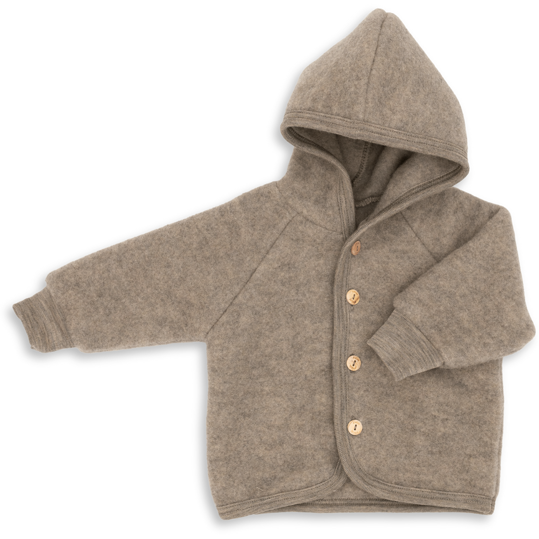 Baby Winterjacke Mit Bärenohren - Fleecejacke Mit Kapuze Für Mädchen