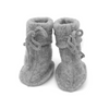 Baby Wollfleece Schühchen "hellgrau melange"
