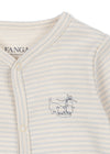Baby Strampler "Fio Tea Stripe Gray Dawn" OCS