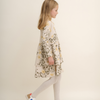 Organic Jersey Kleid "Flos Beige", 1-2J