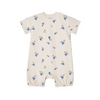 Organic Jersey Onesie "Grapes Ecru"