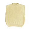 ADULT Merino Knit Vest “Helle Light Yellow”
