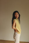 ADULT Merino Knit Vest “Helle Light Yellow”