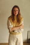 ADULT Merino Knit Vest “Helle Light Yellow”