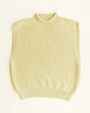 ADULT Merino Knit Vest “Helle Light Yellow”